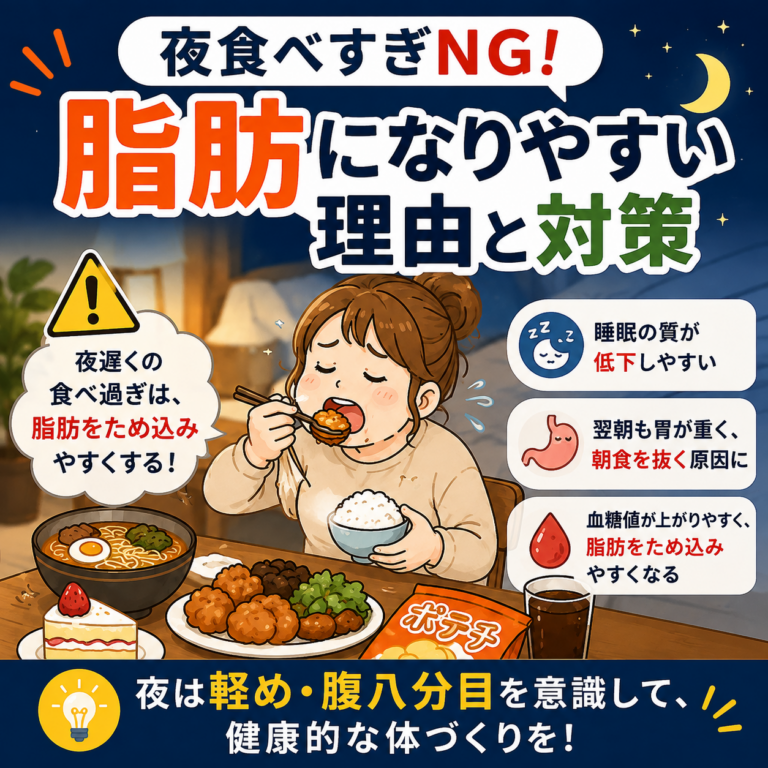 脂肪になりやすい理由と対策