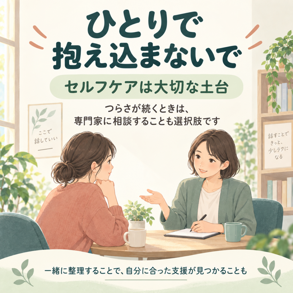 セルフケアだけでは限界がある？不調が改善しない原因とは